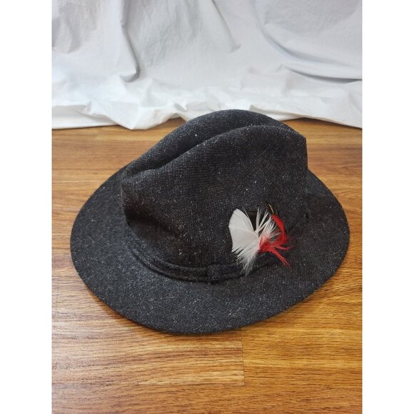 Men's Grey‎ Wool? Fedora Biltmore Hat - Picture 1 of 3